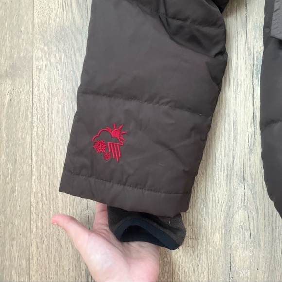 Misty Harbor Puffer Jacket All Weather Feathered Down Sz Large Brown - Picture 4 of 12